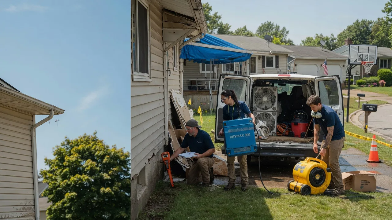 Ceiling Leak Cleanup in Canton, MI near me
